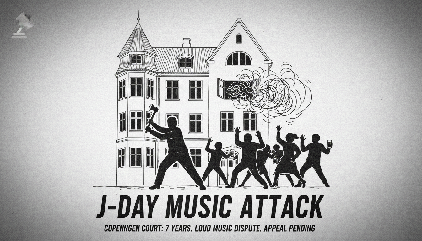Man with axe sentenced for J-Day music attack in Copenhagen