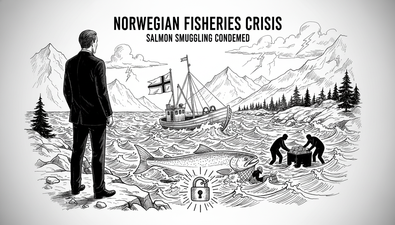 Norwegian Fisheries Minister Condemns Salmon Smuggling as Industry Faces Crisis