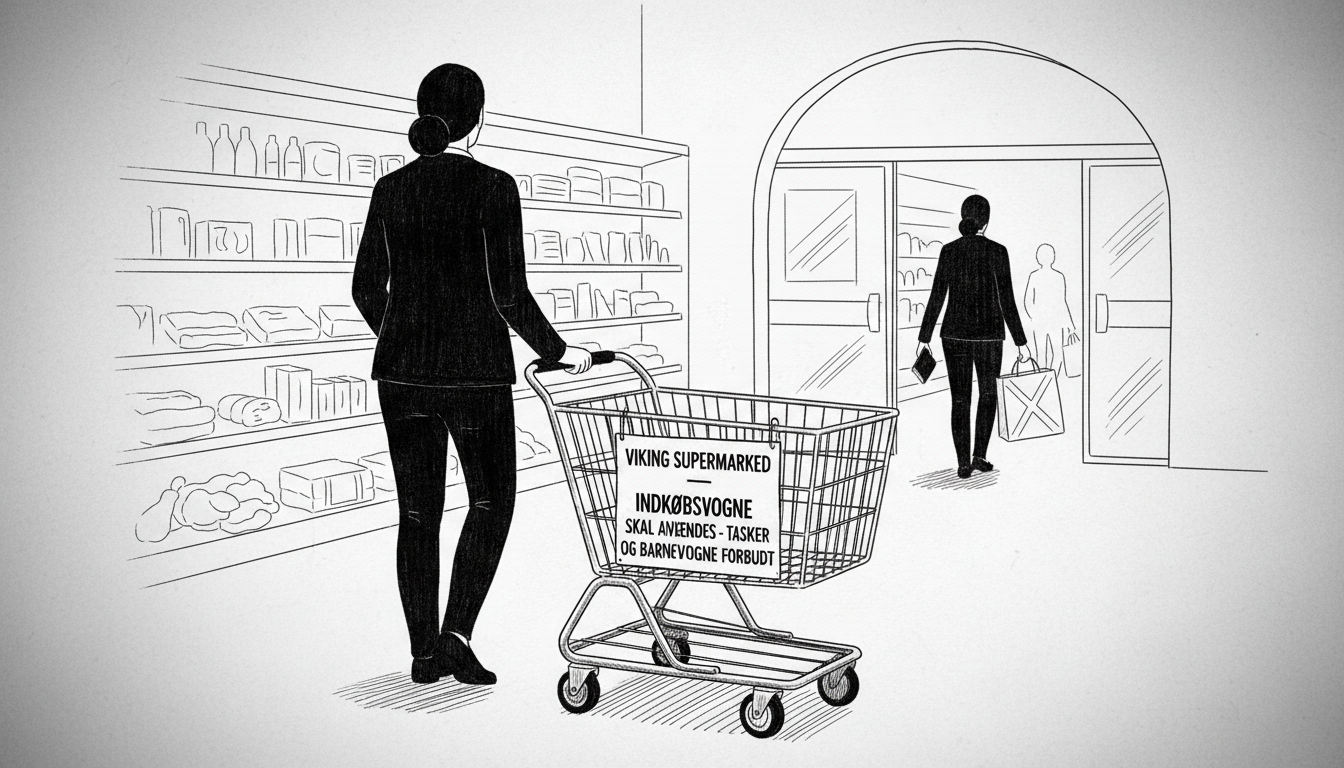 Danish supermarket bans prams and bags as shopping thefts surge