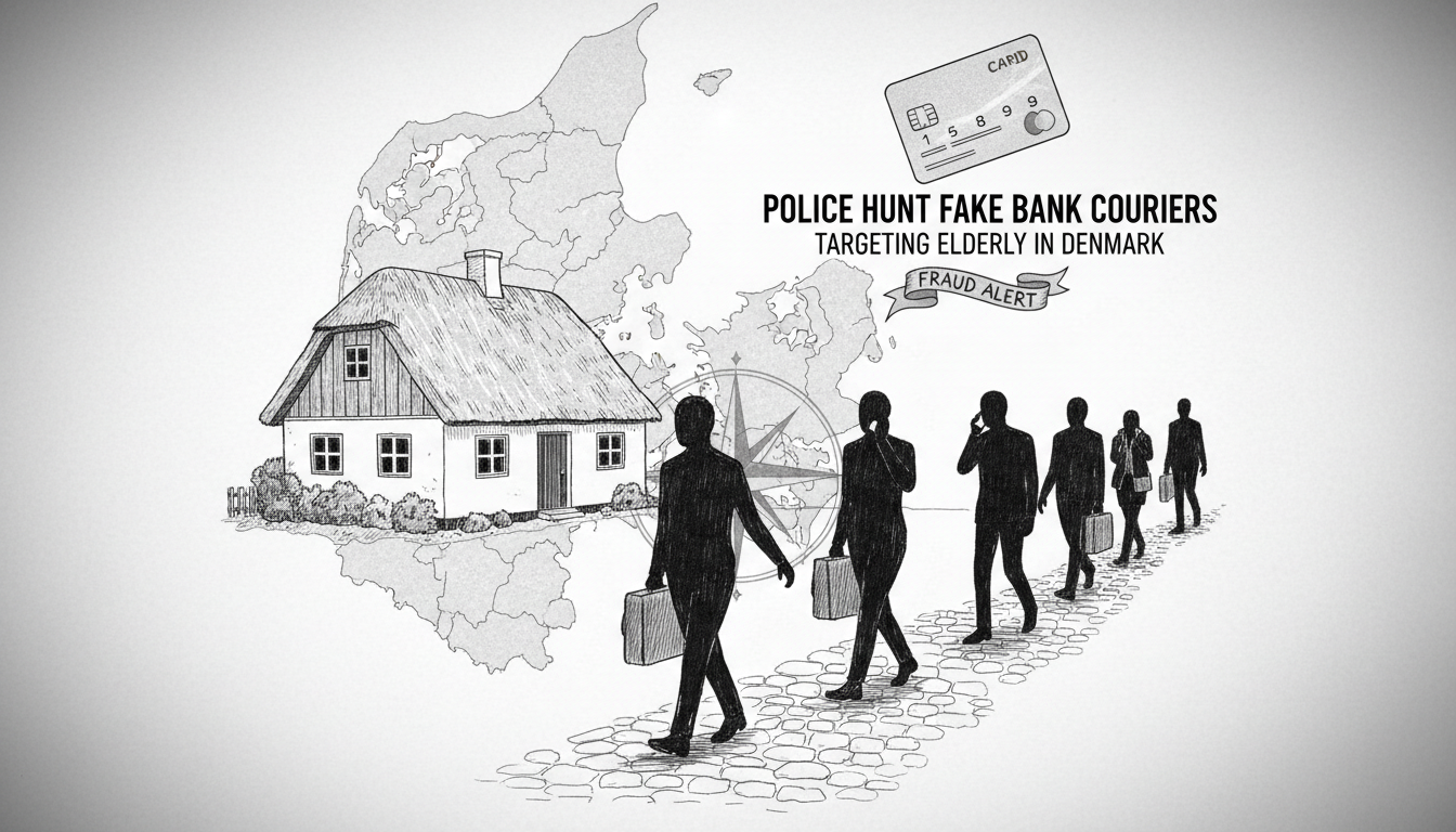 Police Hunt Fake Bank Couriers Targeting Elderly in Denmark