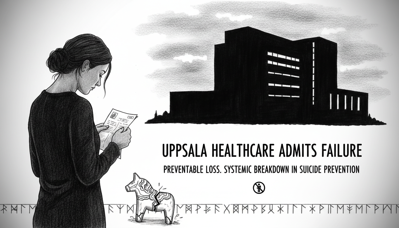 Uppsala Healthcare Director Admits Failure in Suicide Prevention Case