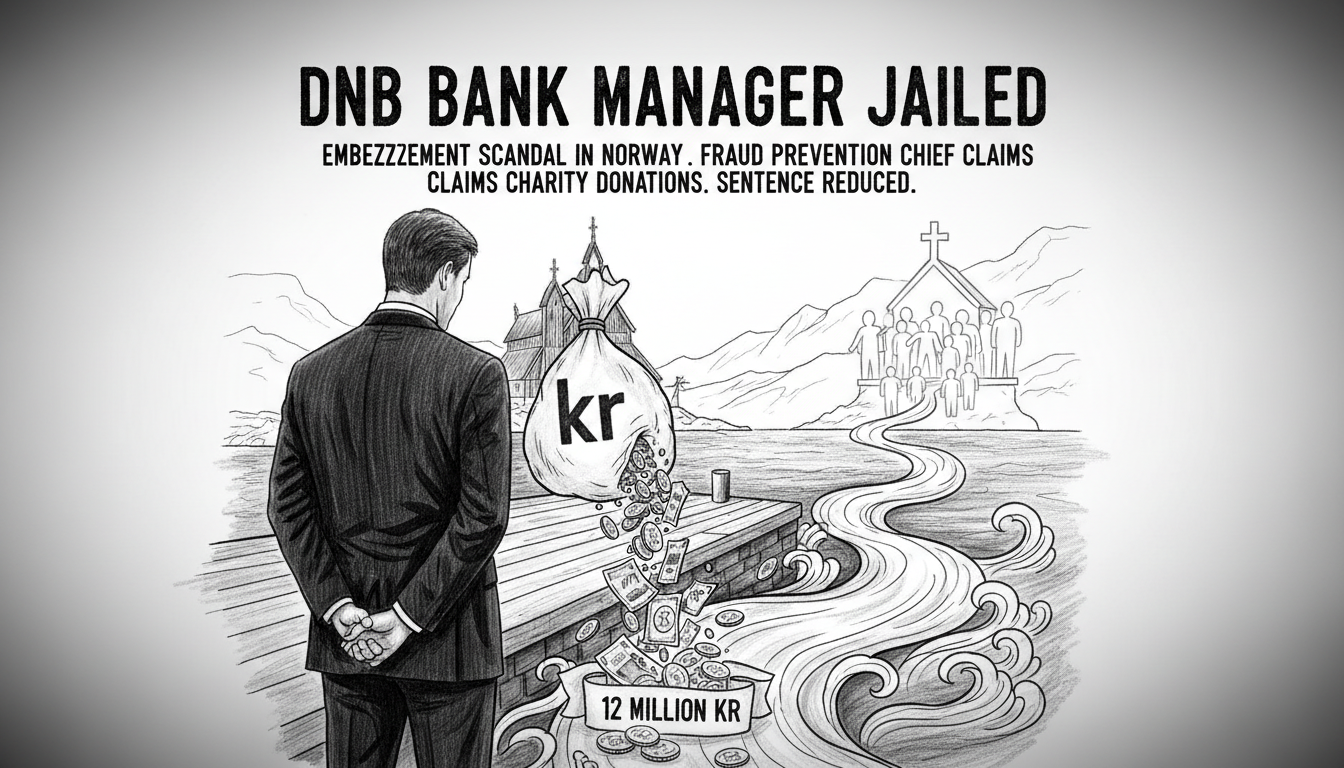 DNB Bank Manager Sentenced for Embezzlement in Norway