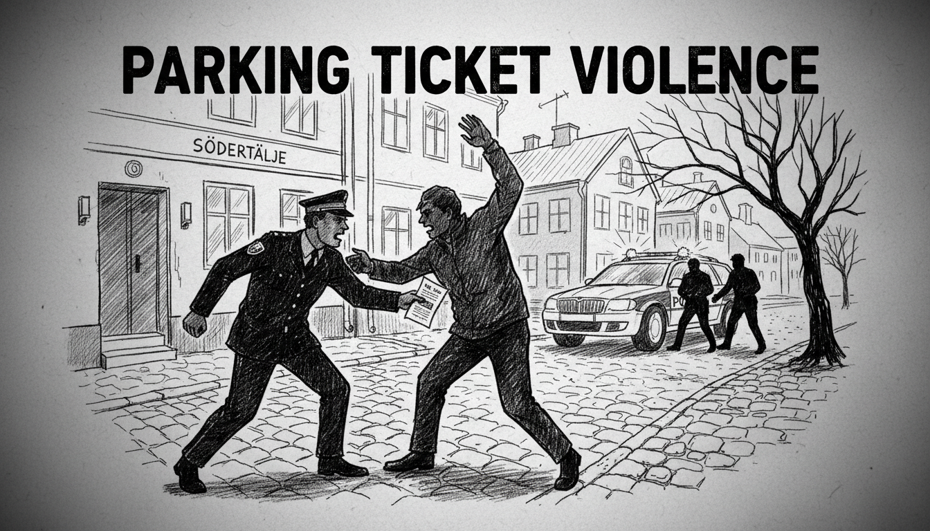Parking Ticket Leads to Violent Confrontation in Swedish City