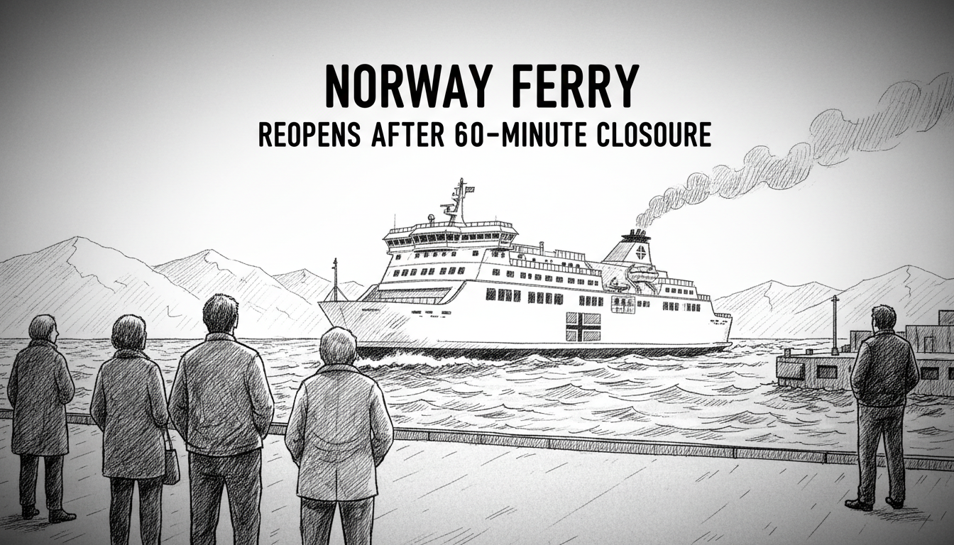 Norway Ferry Reopens After 60-Minute Closure