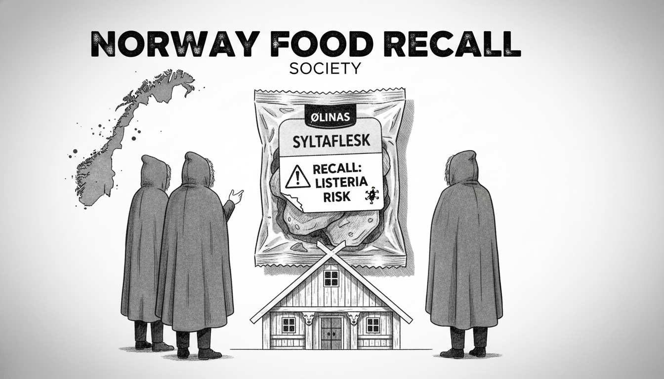 Norway Food Recall: Listeria in Olinas Syltaflesk
