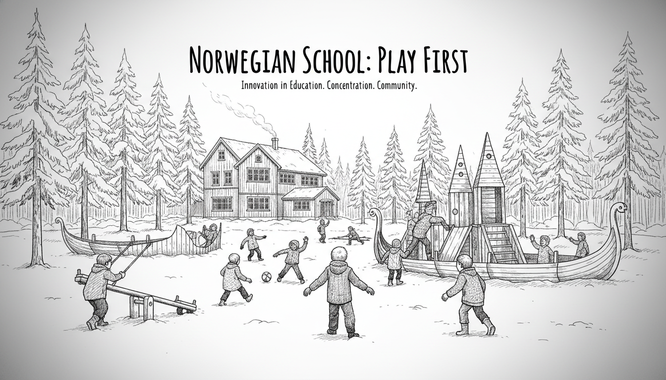 Norwegian School Starts Every Day with One Hour of Play