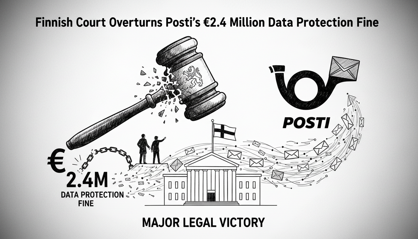 Finnish Court Overturns Posti's €2.4 Million Data Protection Fine