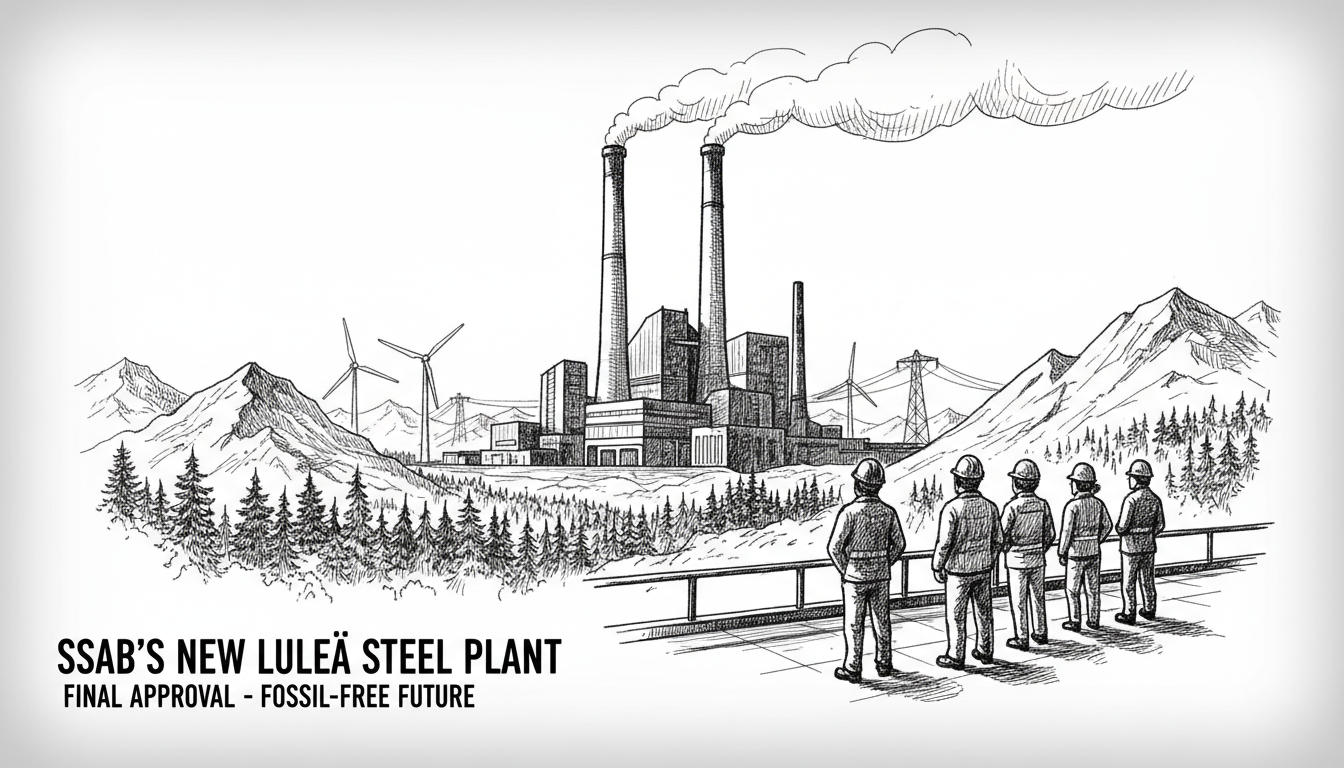 SSAB's New Steel Plant in Luleå Receives Final Approval