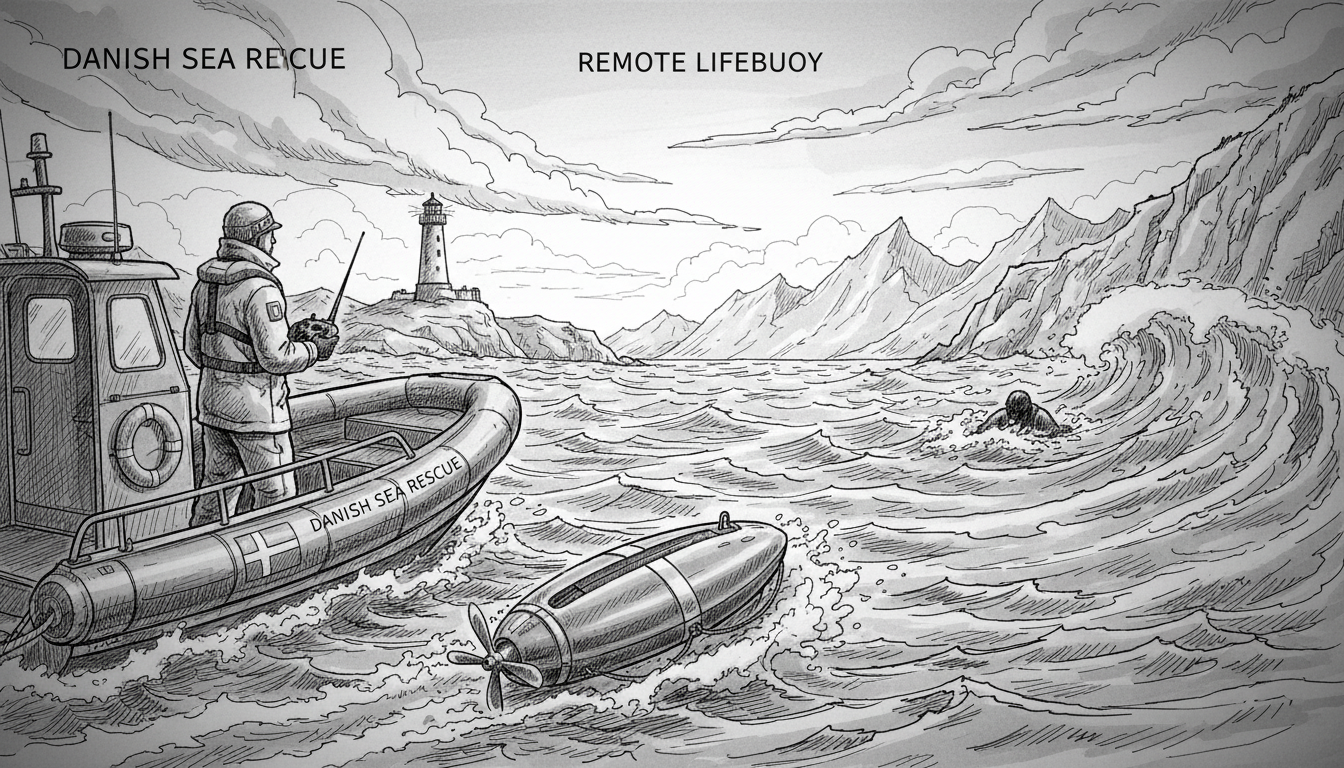 Danish Volunteers Deploy Remote-Controlled Lifebuoy for Safer Sea Rescues