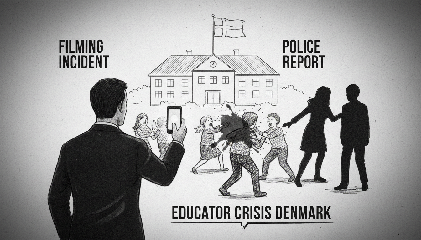 Teacher Films Classroom Incident, Faces Police Report in Denmark