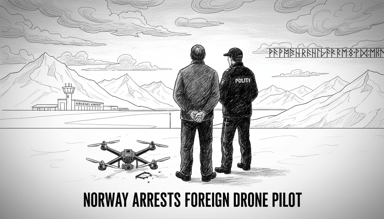 Norway Arrests Foreign Drone Pilot Near Kirkenes Airport
