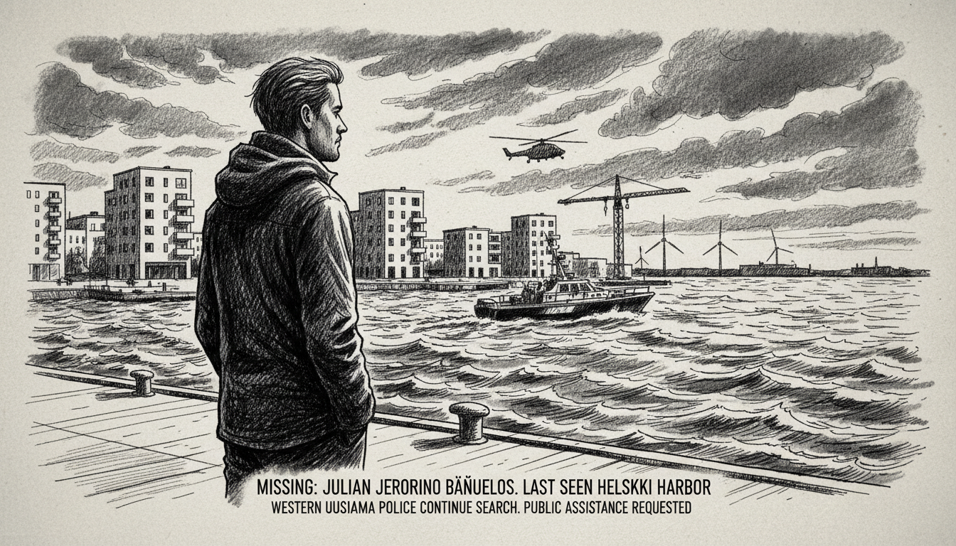 Police Continue Search for Missing Espoo Man Last Seen Near Helsinki Harbor