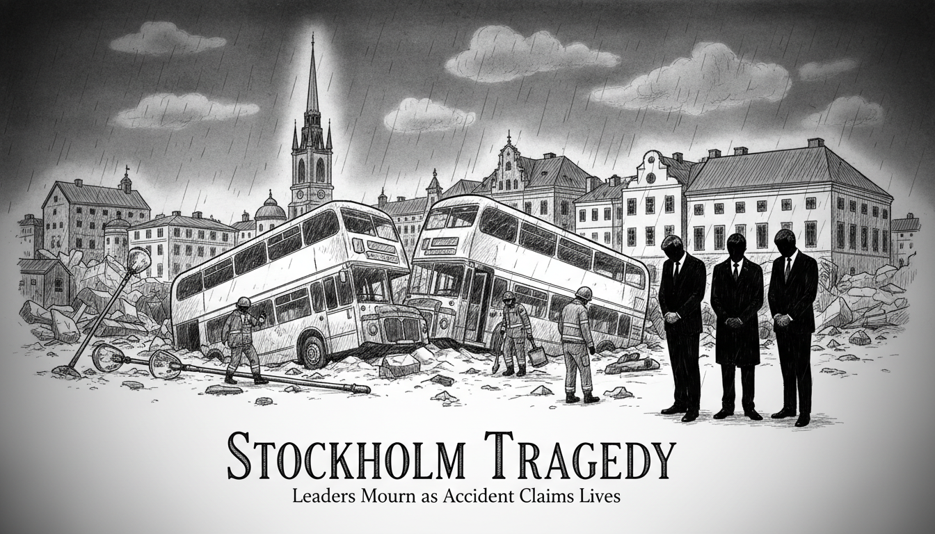 Stockholm Bus Accident Claims Multiple Lives as Leaders Express Grief