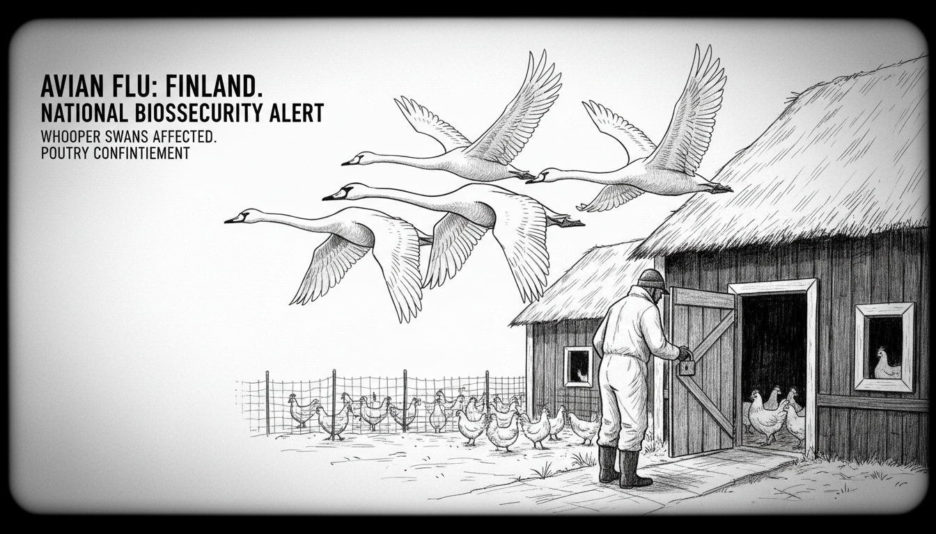Avian Flu Detected in Finnish Swans Prompts National Biosecurity Alert