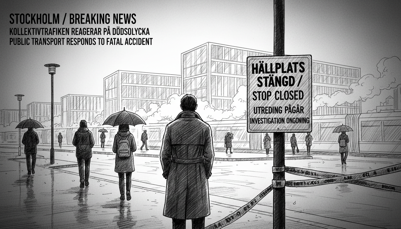 Stockholm Public Transport Responds to Fatal Accident