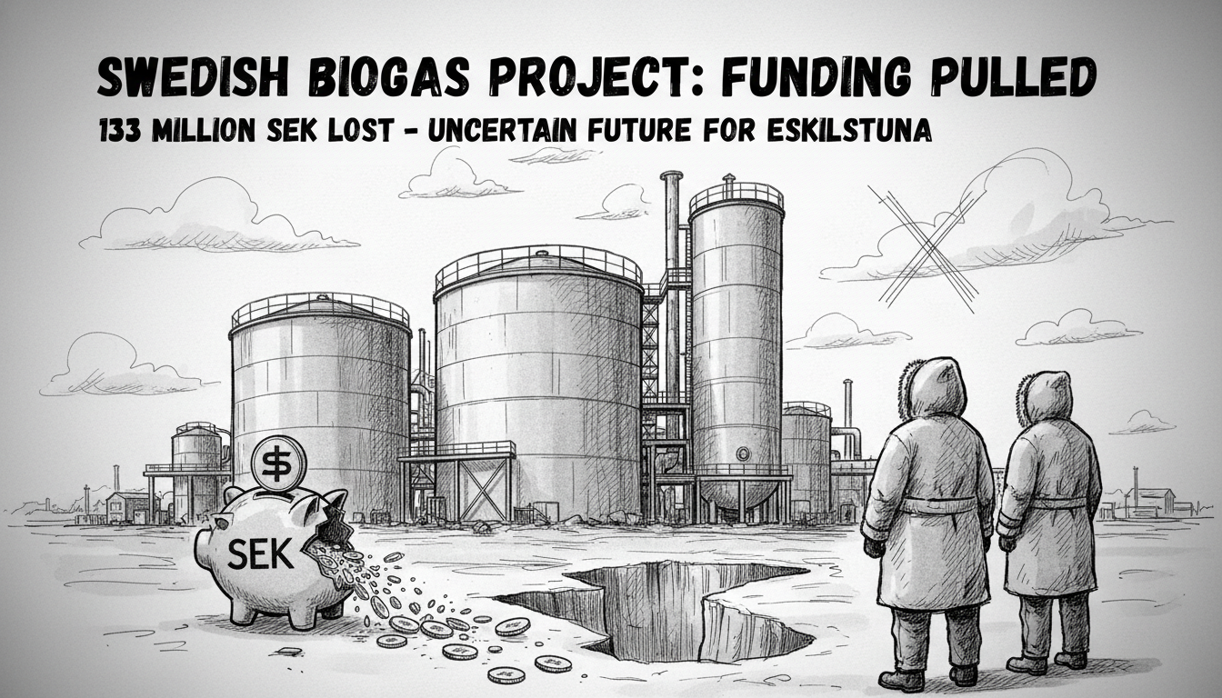 Swedish Biogas Project Loses Multi-Million Funding After Audit