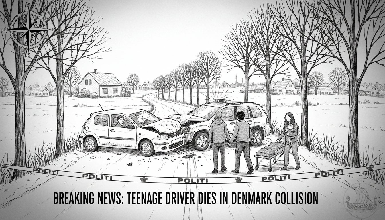Teenage Driver Dies in Serious Denmark Collision