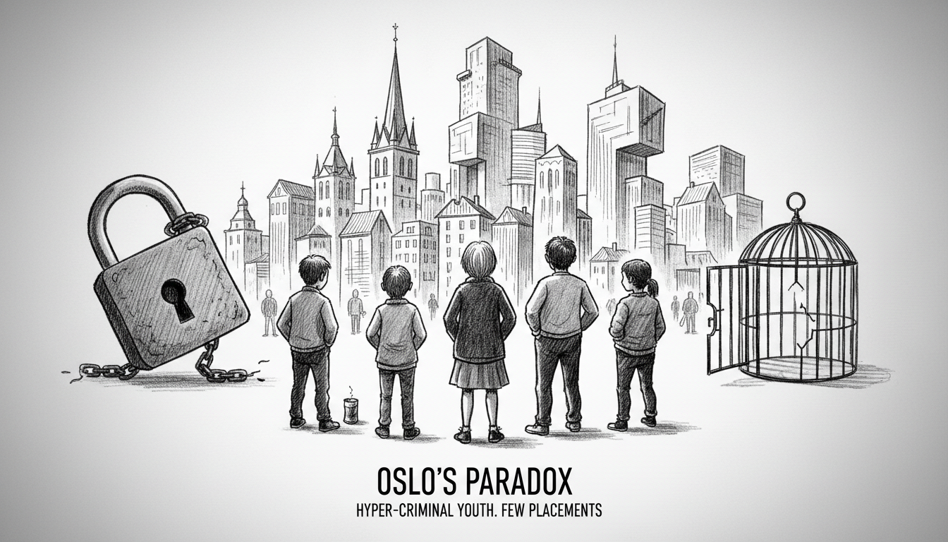 Oslo Has Most Hyper-Criminal Children But Fewest Institutional Placements