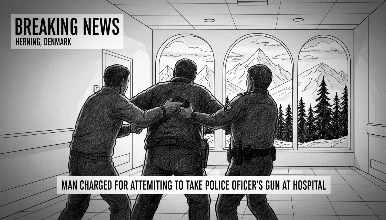 Man Charged for Attempting to Take Police Officer's Gun at Hospital