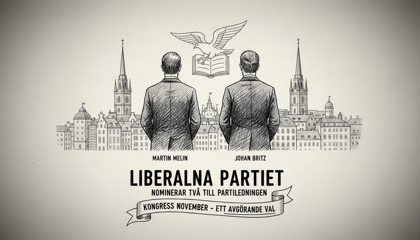 Liberal Party Nominates Martin Melin and Johan Britz for Key Leadership Roles