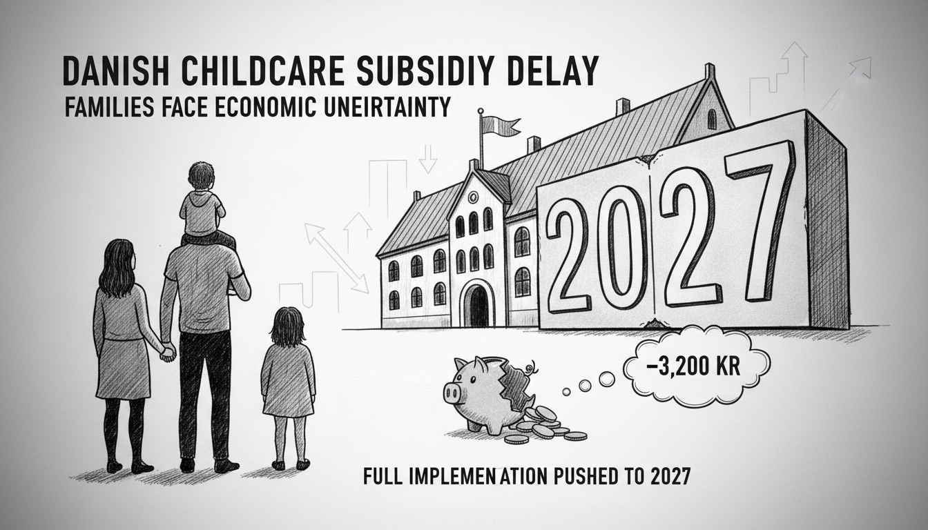 Danish Childcare Subsidy Delay Sparks Economic Concerns for Families