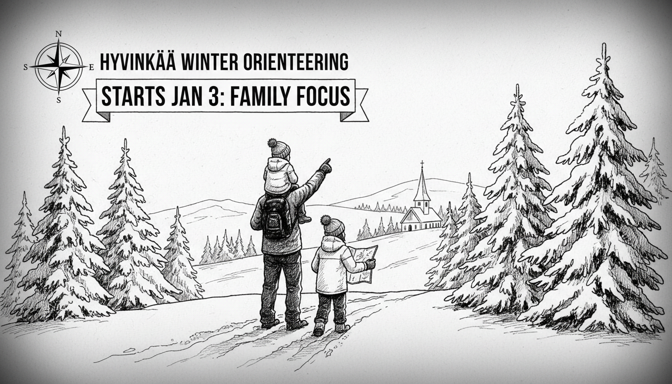 Hyvinkää Winter Orienteering Starts Jan 3: Family Focus