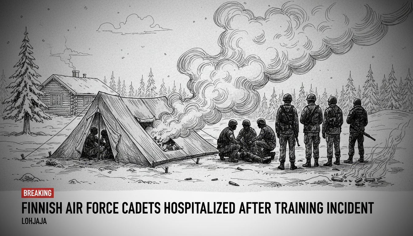 Finnish Air Force Cadets Hospitalized After Training Incident in Lohtaja