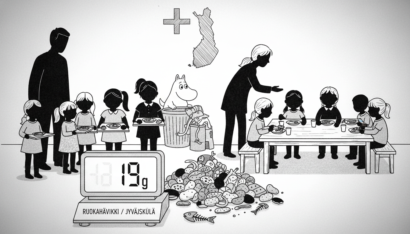 Jyväskylä Schools and Daycares Measure Food Waste Levels