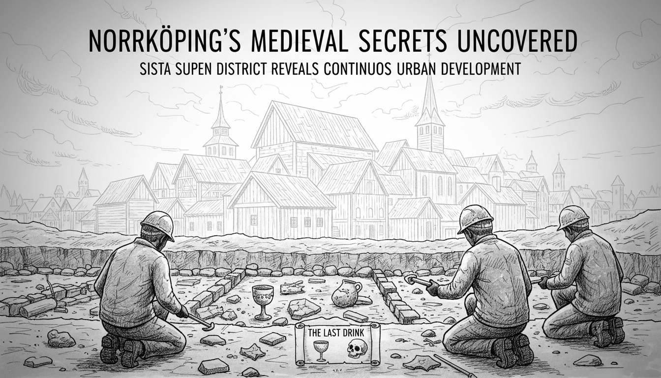 Archaeological Finds in Norrköping Reveal Medieval City Secrets
