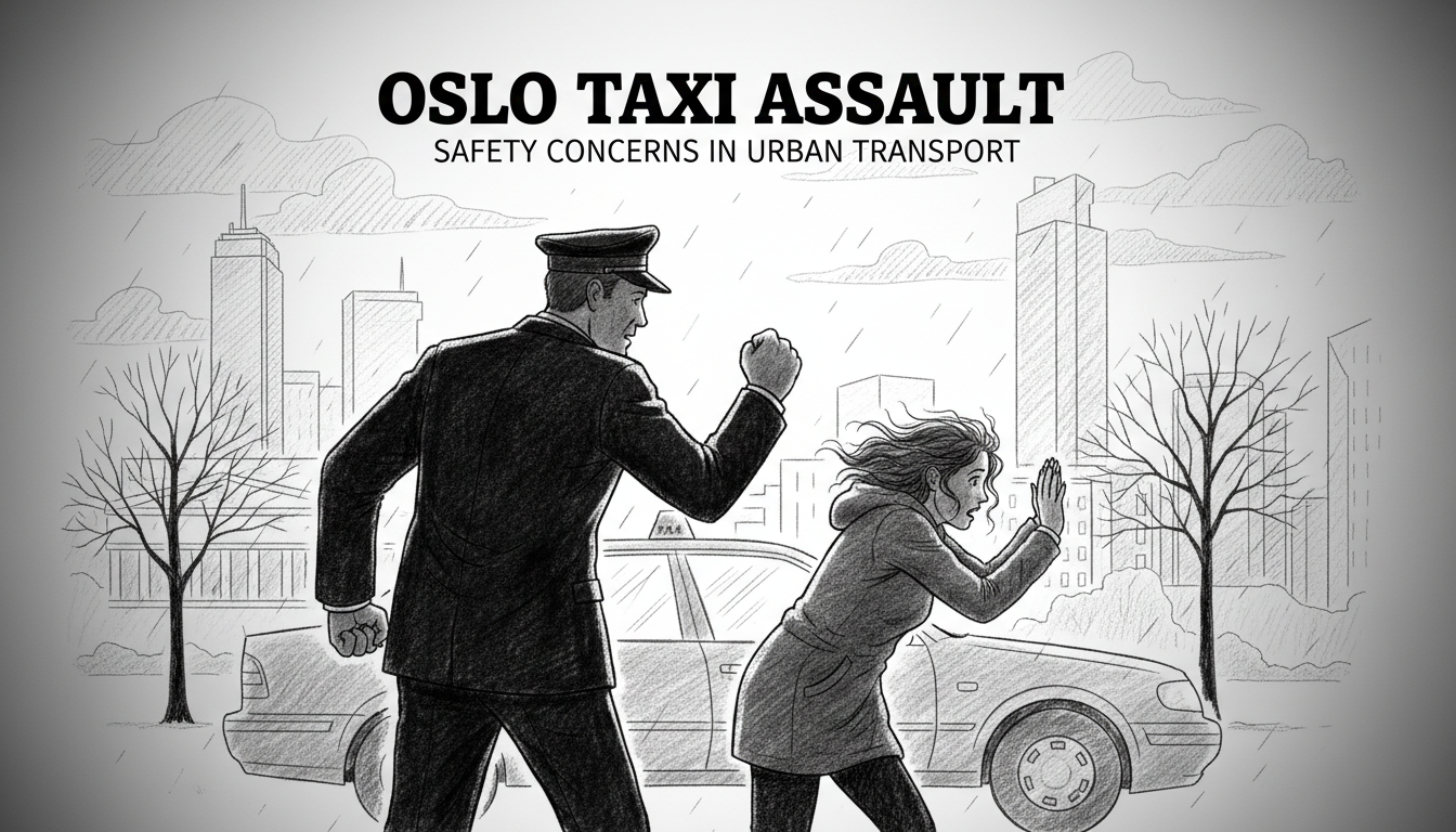 Taxi Driver Charged with Assault Against Female Passenger in Oslo