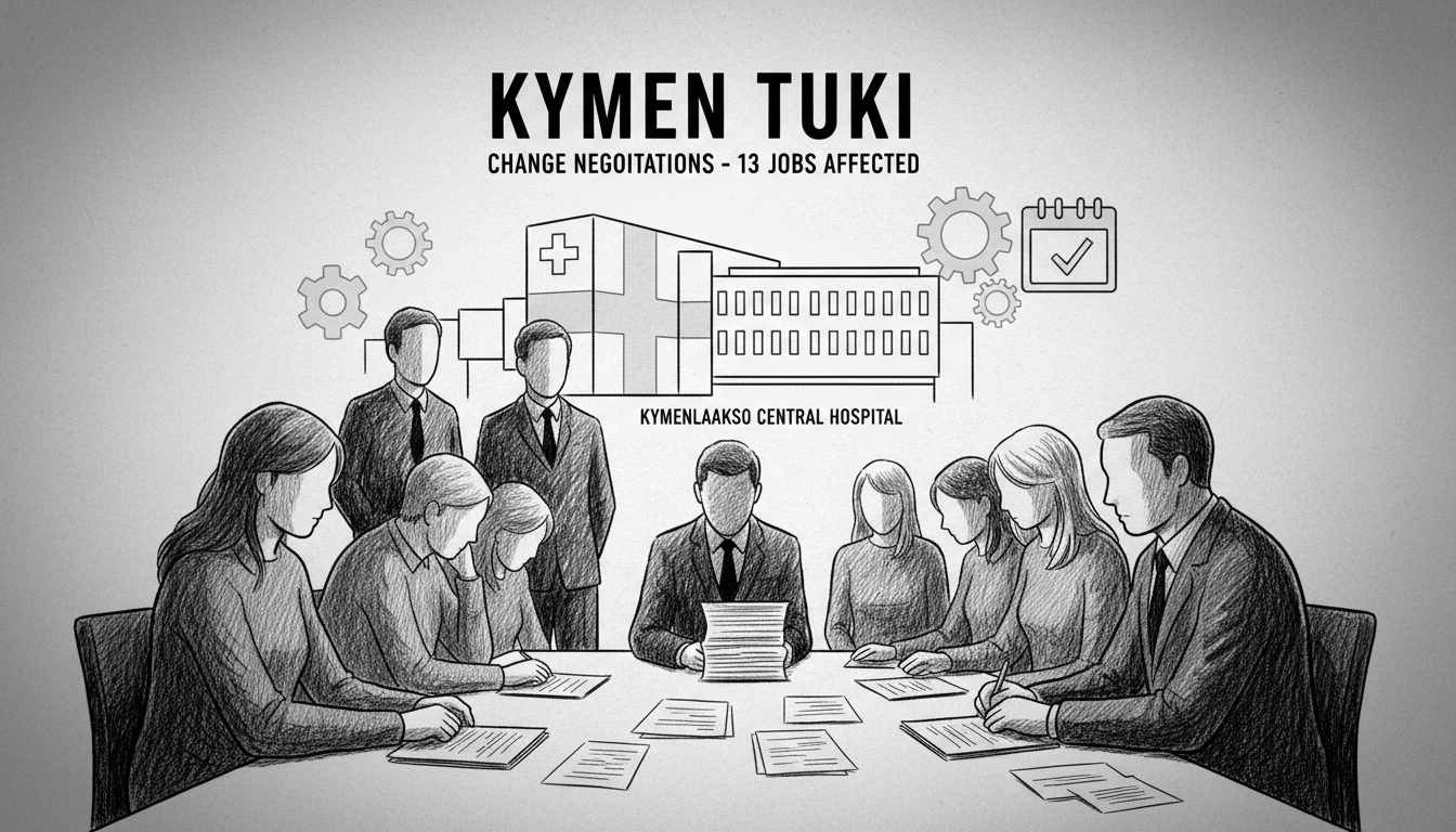 Kymen Tuki Begins Change Negotiations Affecting 13 Jobs