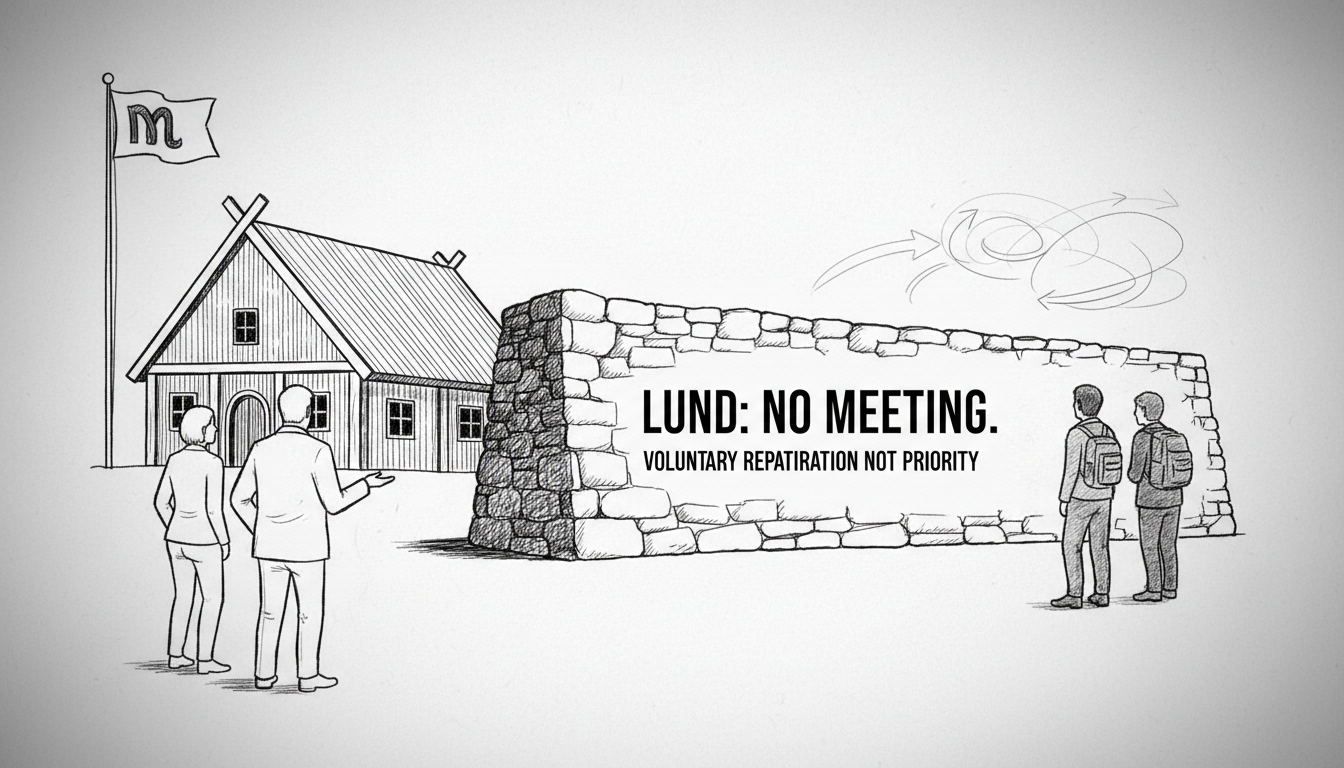 Moderate Party in Lund Declines Meeting on Voluntary Repatriation