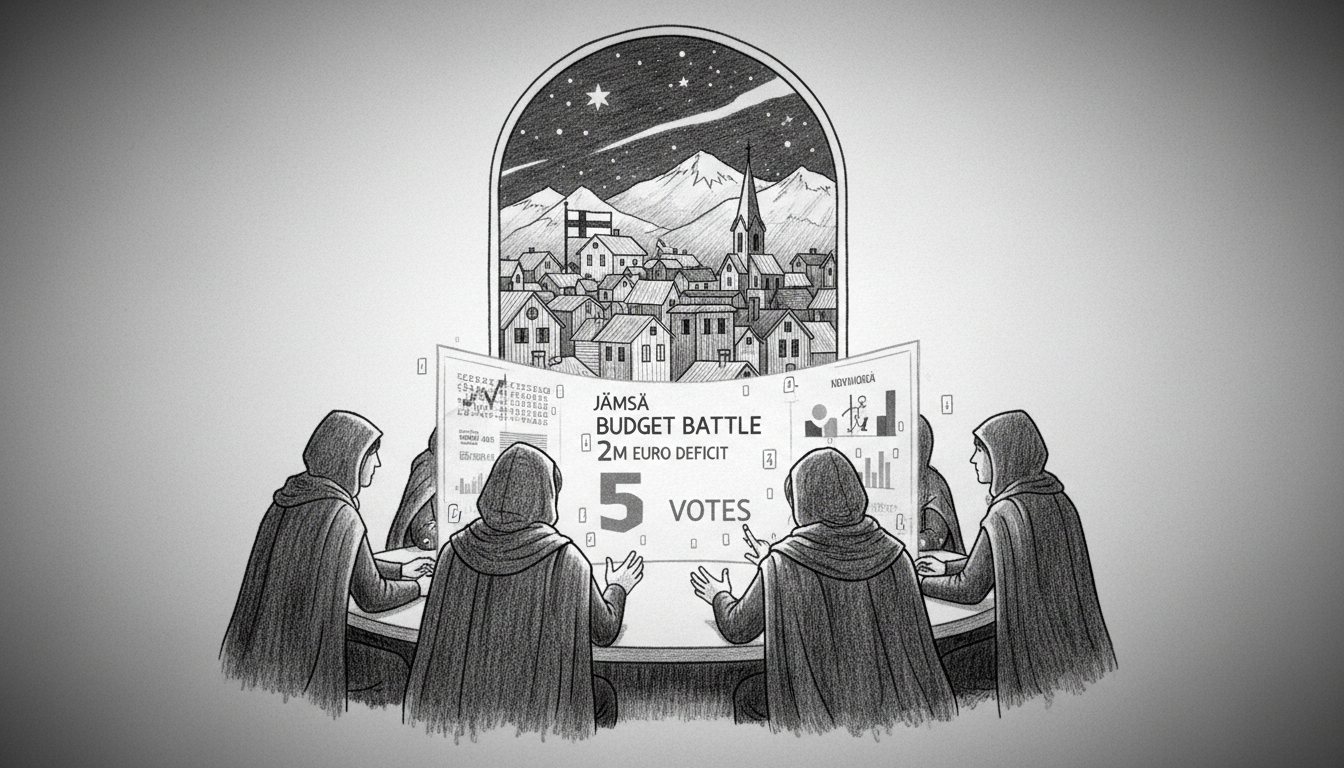 Finland's Jämsä Budget Battle: 5 Votes for 2M Euro Deficit