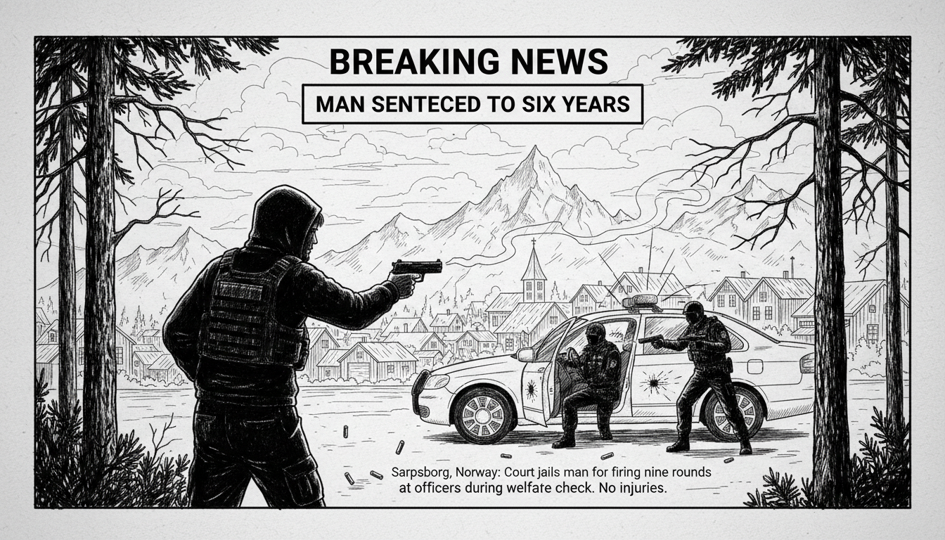 Man Sentenced to Prison for Shooting at Police Officers