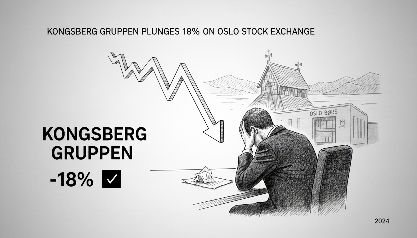Kongsberg Gruppen Plunges 18% on Oslo Stock Exchange
