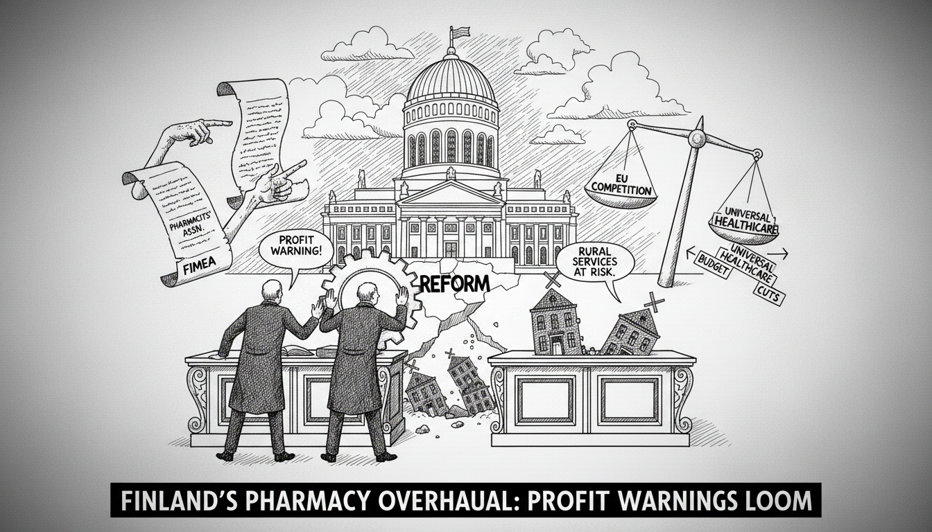Finnish Pharmacy Reform Sparks Profitability Warnings as Government Pushes Ahead