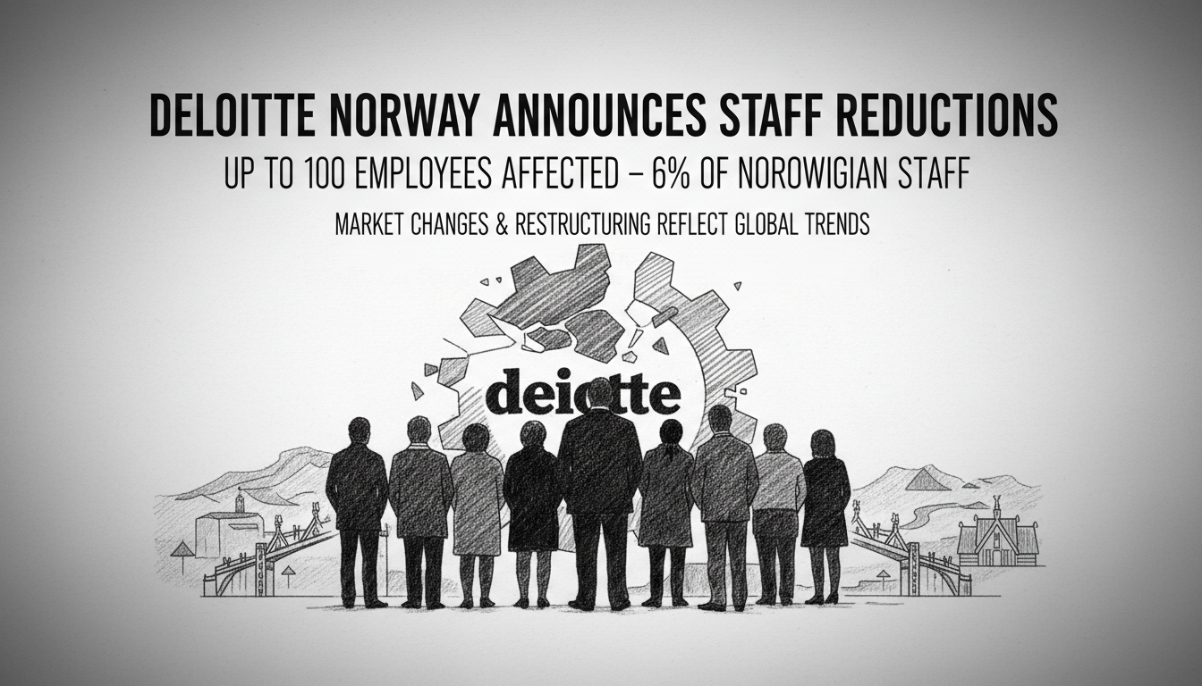 Deloitte Norway Announces Staff Reductions Affecting Up to 100 Employees