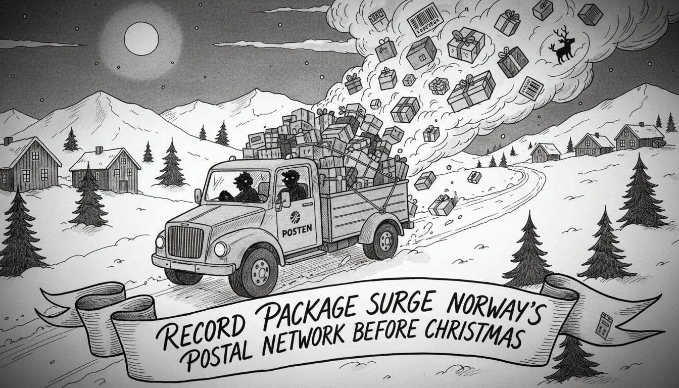 Record Package Surge Tests Norway's Postal Network Before Christmas