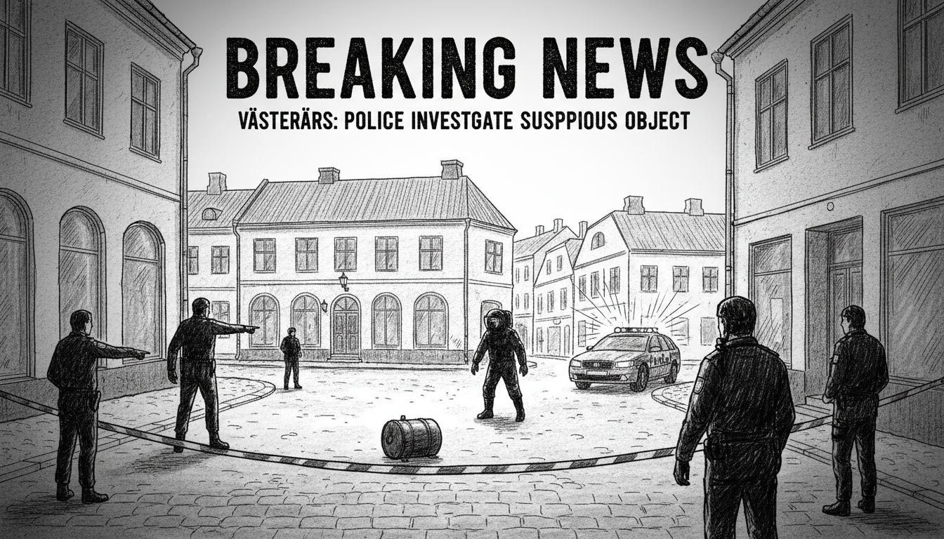 Police Investigate Suspicious Object in Västerås