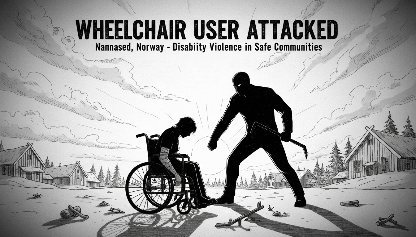 Wheelchair User Attacked with Iron Rod in Nannestad
