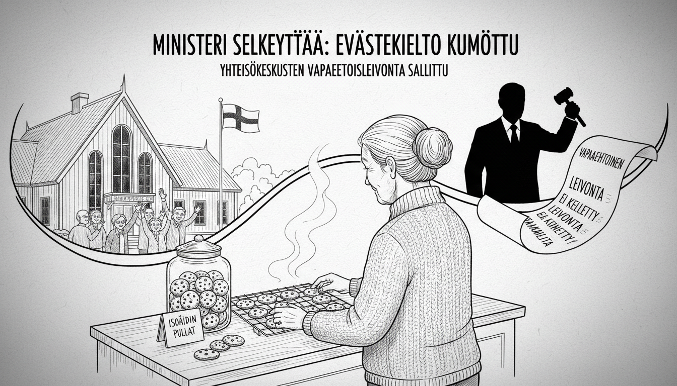 Minister Clarifies Rules on Volunteer Baking After Elderly Woman's Cookies Banned