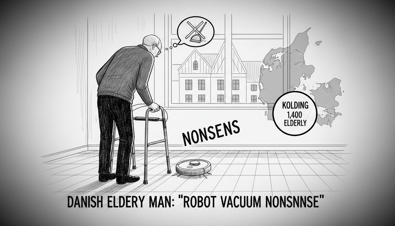 Elderly Danish Man Forced to Use Robot Vacuum Calls It Nonsense