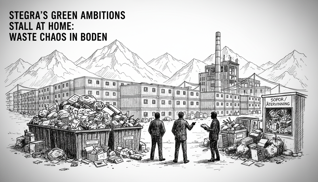 Waste Management Issues at Stegra's Worker Housing in Boden