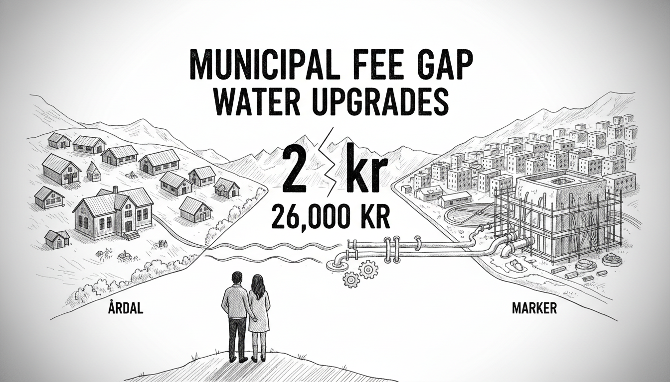 Norwegian Municipal Fee Gap Reaches 26,000 Kroner Between Communities