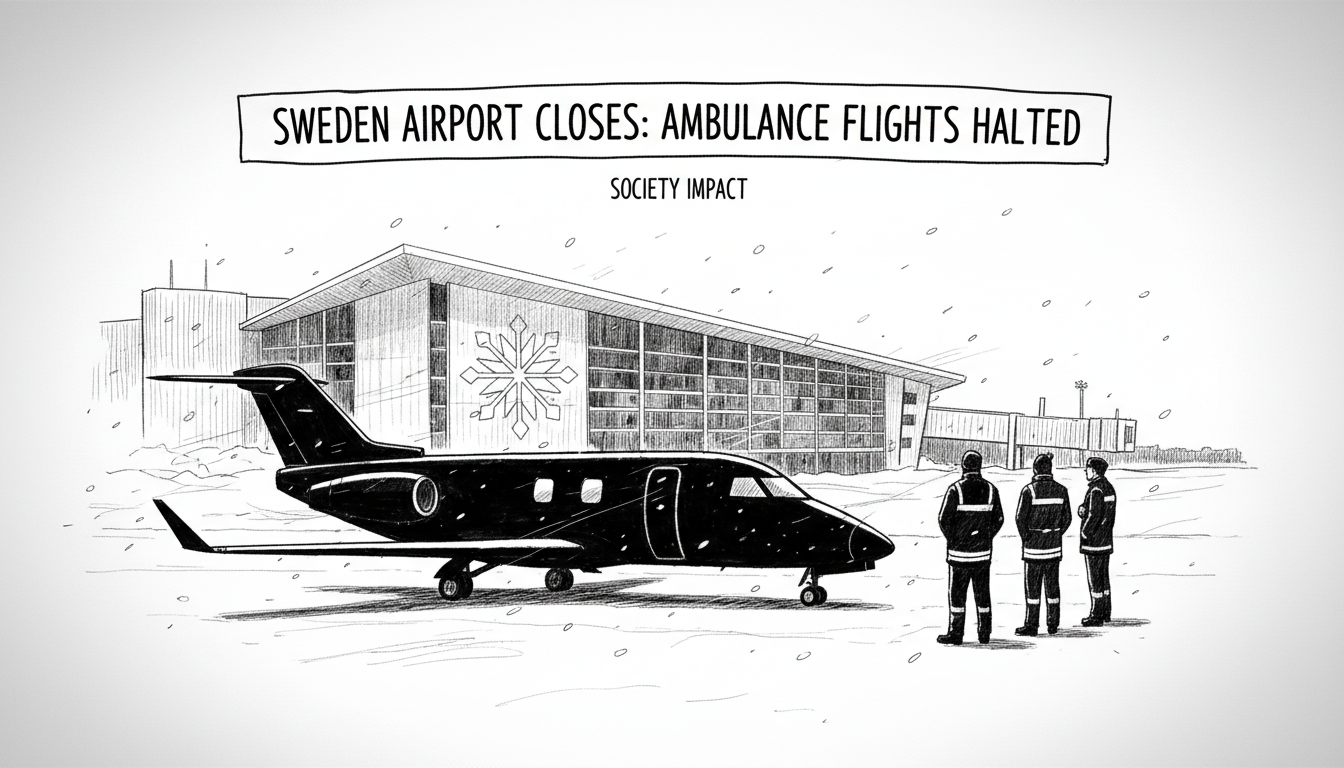 Sweden Airport Closes: Ambulance Flights Halted