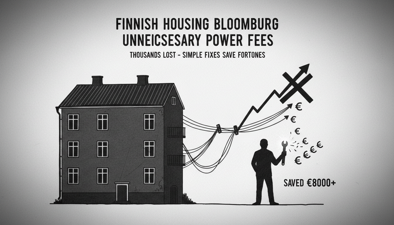 Finnish Housing Associations Pay Unnecessary Power Fees That Cost Thousands