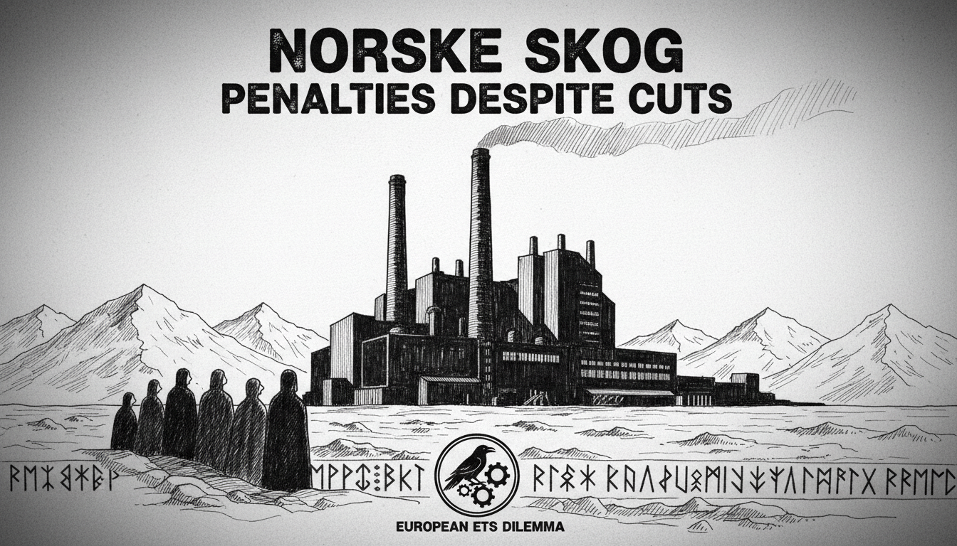 Norwegian Paper Giant Faces Heavy Penalties Despite Major Emission Cuts