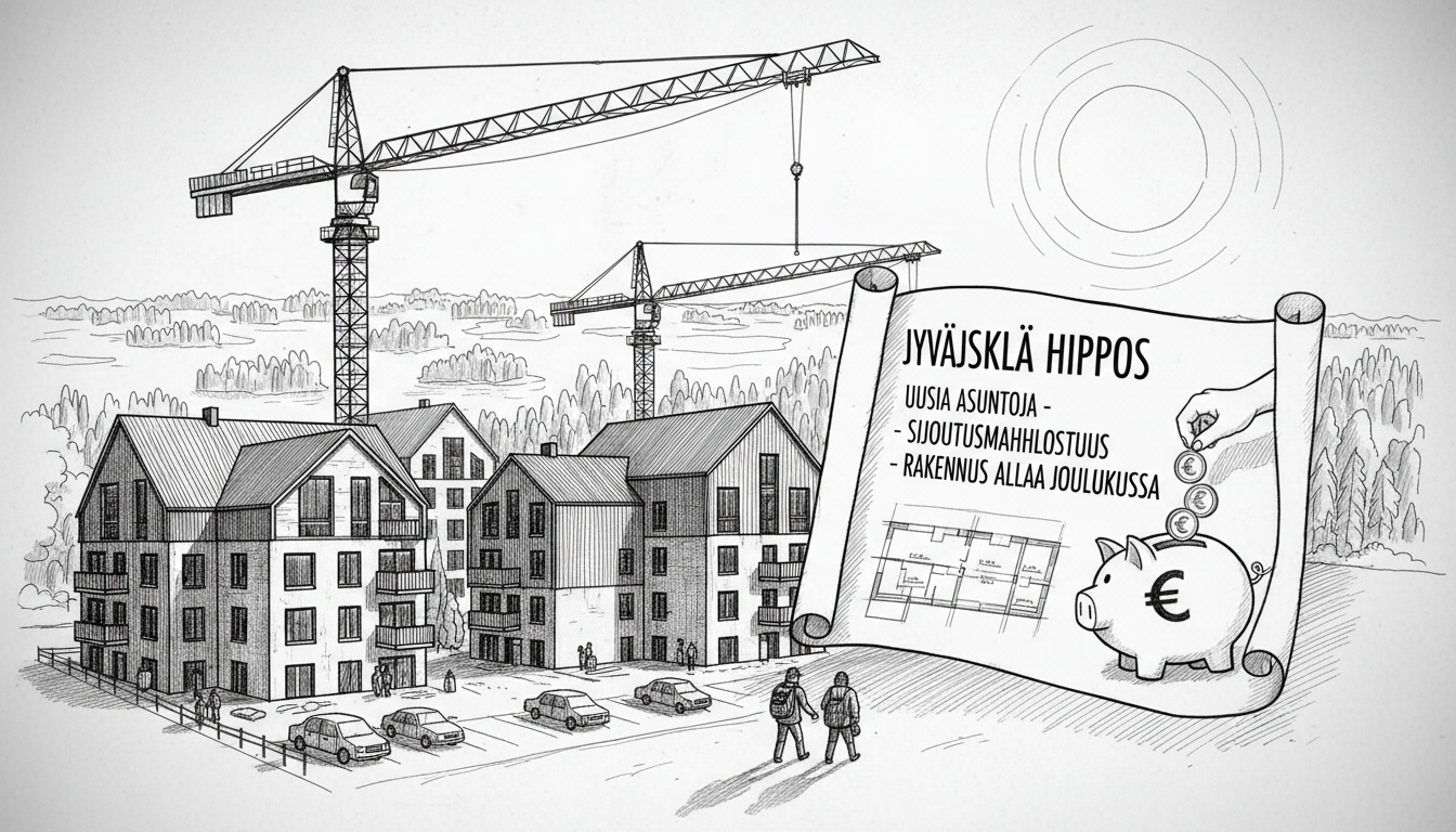Jyväskylä Hippos Project Offers Investor Opportunity with New Apartment Construction