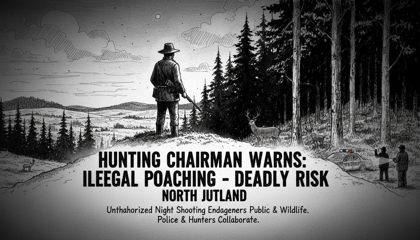 Hunting Chairman Warns Illegal Poaching in North Jutland Poses Deadly Risk