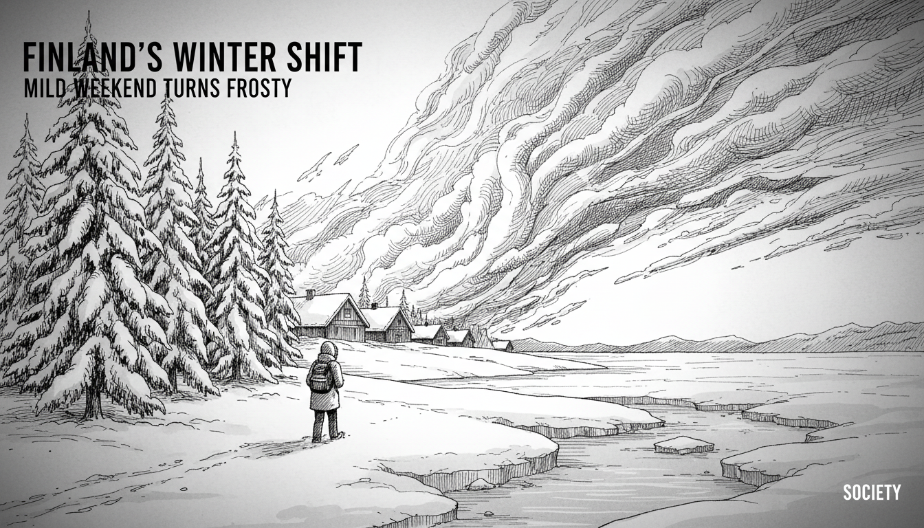 Finland's Winter Shift: Mild Weekend Turns Frosty